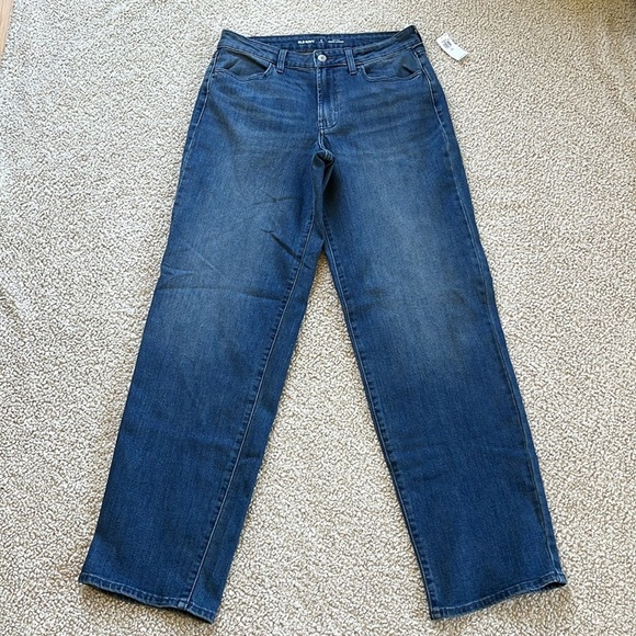 OLD NAVY High-Waisted Wow Loose Jeans Size 6 Long NWT - Picture 6 of 11